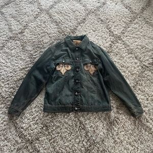 Very rare Affliction denim jacket